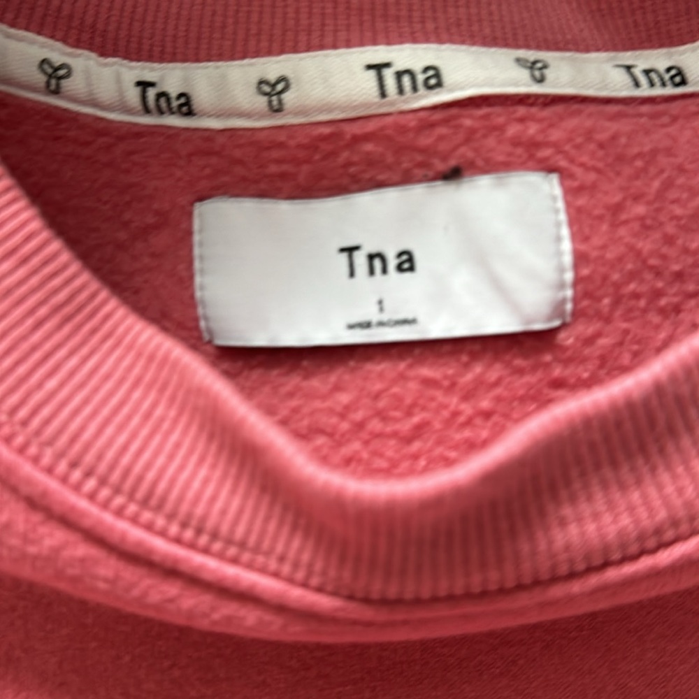 TNA Pink Boyfriend Oversized Sweatshirt - Picture 3 of 3